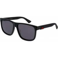 Gucci 0010S-001 58 Sunglass MAN ACETATE-BLACK-BLACK-GREY