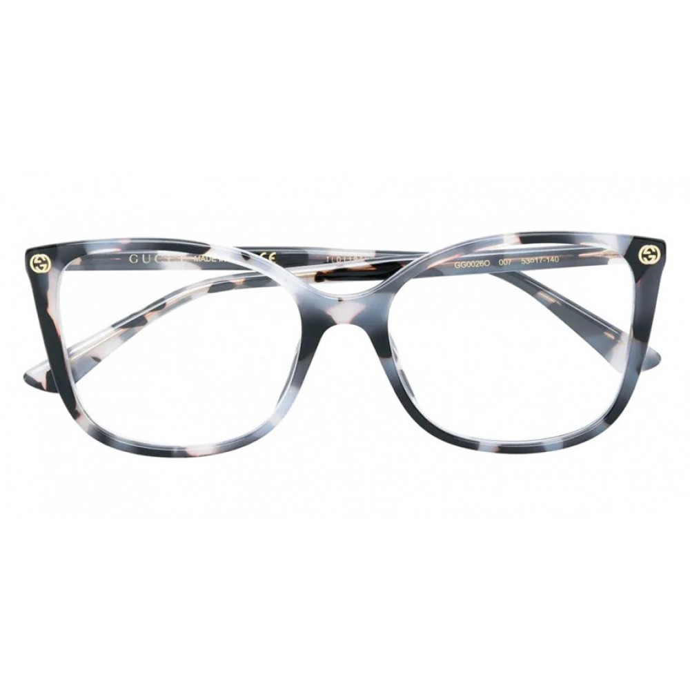 Gucci 0026O-007 53 Optical Frame WOMAN ACETA  AVANA-AVANA-TRANSPARENT