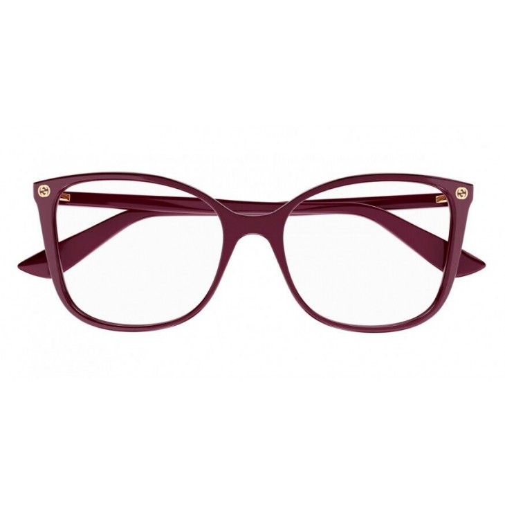 Gucci 0026O-012 53 Optical Frame WOMAN ACETA BURGUNDY-BURGUNDY-TRANSPARENT