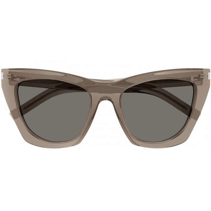 Yves Saint Laurent 214 KATE-025 55 Sunglass WOMAN RECYCL BROWN-BROWN-GREY