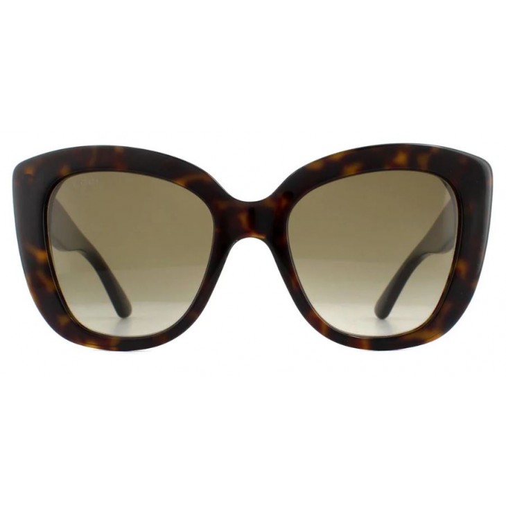 Gucci 0327S-002 52 Sunglass WOMAN ACETATE AVANA-AVANA-BROWN