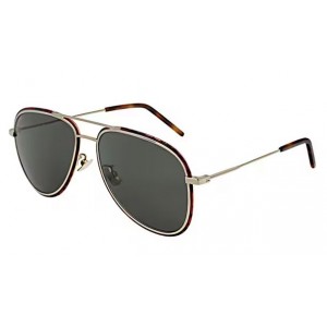 Yves Saint Laurent 294-002 56 Sunglass UNISEX METAL GOLD-GOLD-GREY