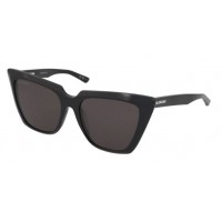 Balenciaga 0046S-001 55 Sunglass WOMAN ACETATE BLACK-BLACK-GREY