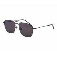 Yves Saint Laurent 309-002 56 Sunglass UNISEX METAL BLACK-BLACK-BLACK