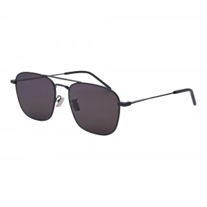 Yves Saint Laurent 309-002 56 Sunglass UNISEX METAL BLACK-BLACK-BLACK