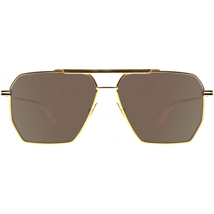 Bottega Veneta 1012S-003 60 Sunglass MAN METAL GOLD-GOLD-BROWN