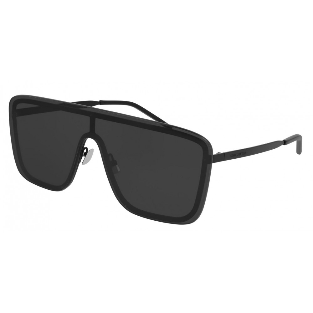 Yves Saint Laurent 364 MASK-002 99 Sunglass UNISEX METAL BLACK-BLACK-BLACK