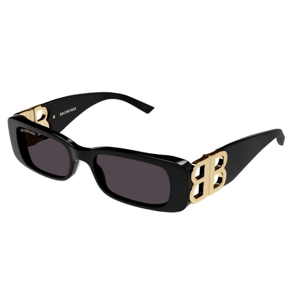 Balenciaga 0096S-001 51 Sunglass WOMAN ACETATE BLACK-GOLD-GREY