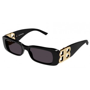 Balenciaga 0096S-001 51 Sunglass WOMAN ACETATE BLACK-GOLD-GREY