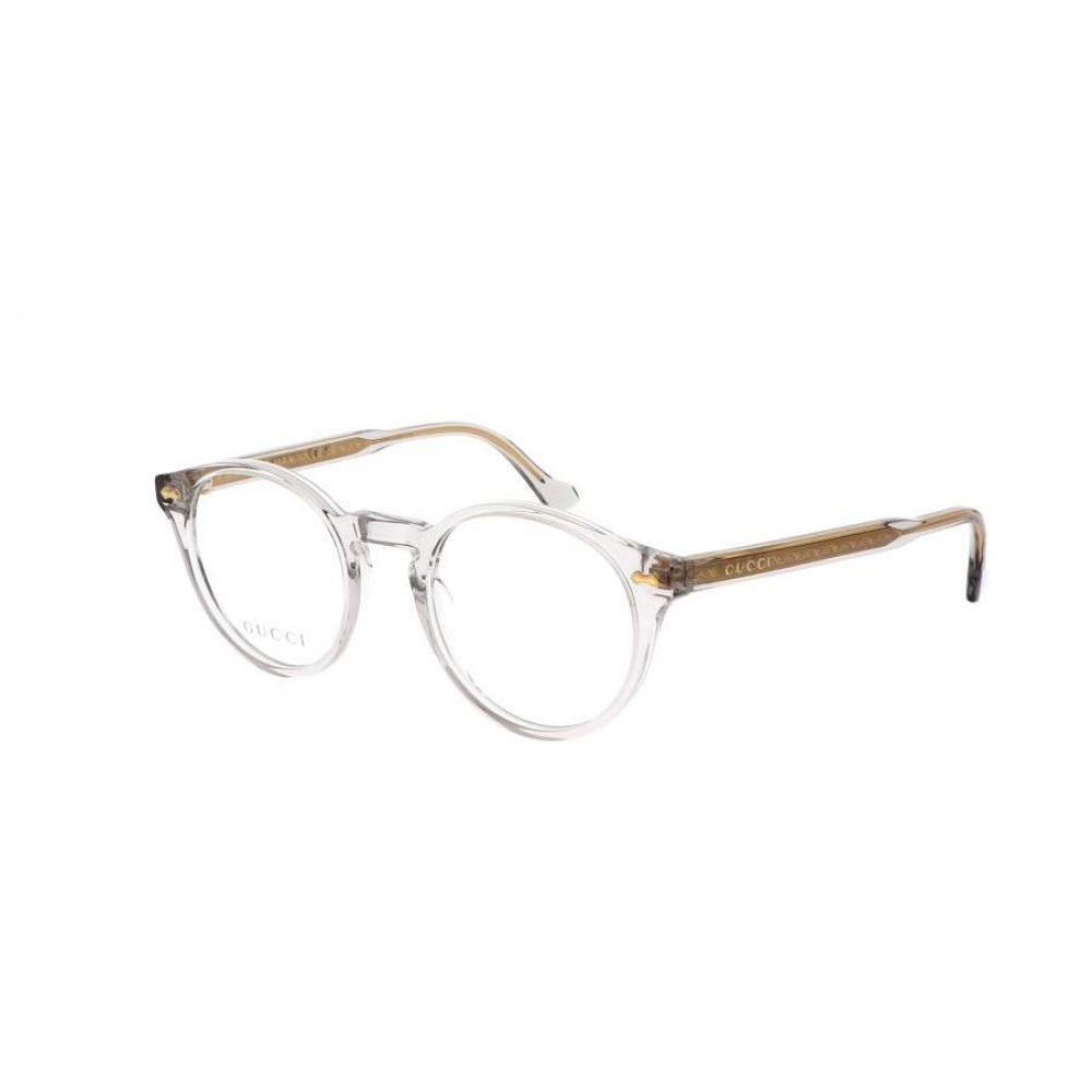 Gucci 0738O-006 48 Optical Frame UNISEX ACET GREY-GREY-TRANSPARENT