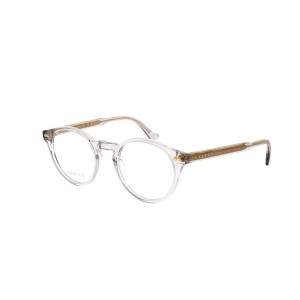 Gucci 0738O-006 48 Optical Frame UNISEX ACET GREY-GREY-TRANSPARENT