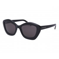 Yves Saint Laurent 68-001 54 Sunglass WOMAN ACETATE BLACK-BLACK-BLACK