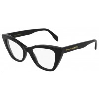 Alexander McQueen 0305O-001 50 Optical Frame WOMAN ACETA BLACK-BLACK-TRANSPARENT