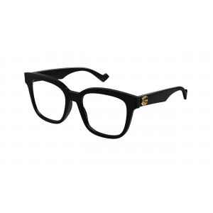 Gucci 0958O-004 52 Optical Frame WOMAN ACETA BLACK-BLACK-TRANSPARENT