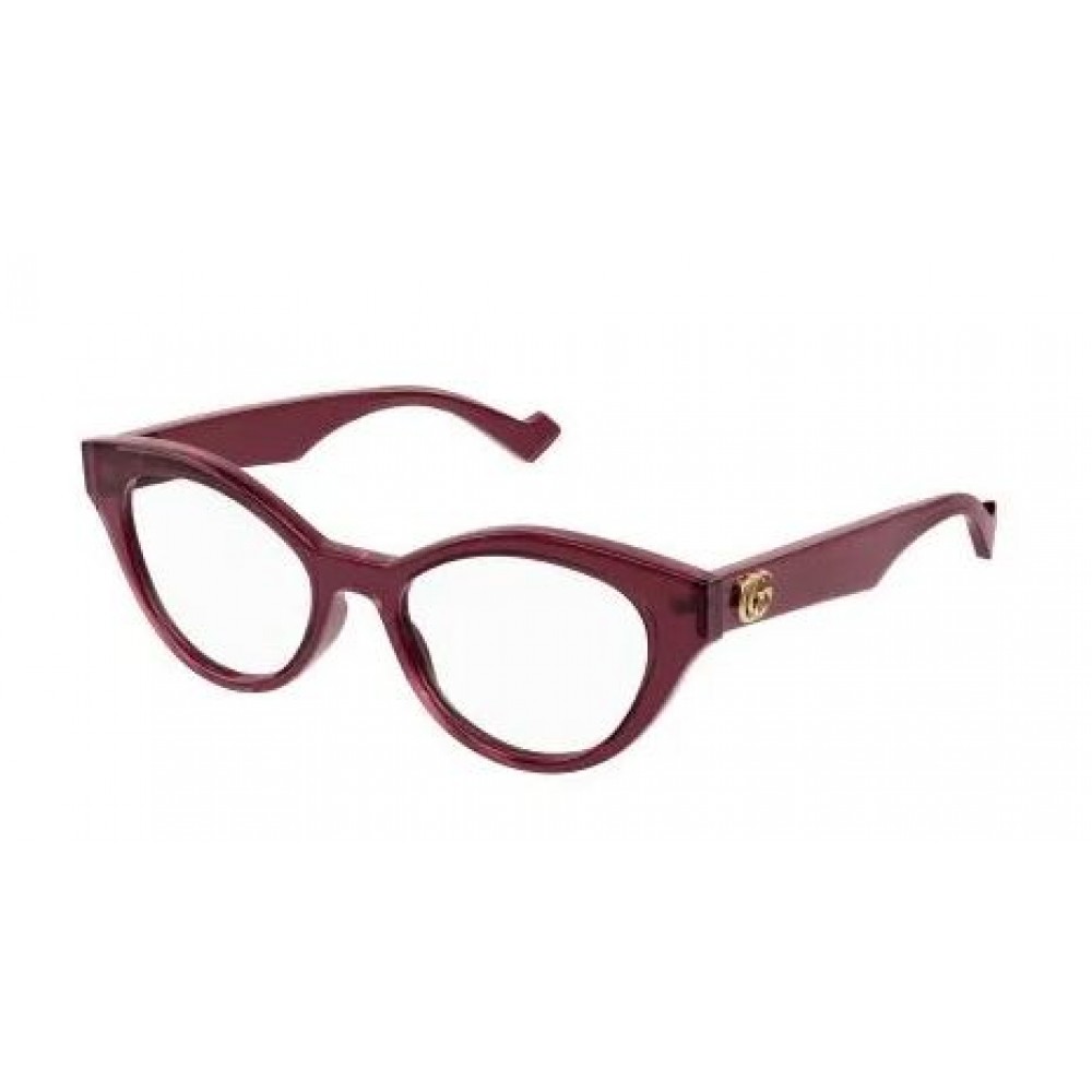 Gucci 0959O-003 51 Optical Frame WOMAN ACETA BURGUNDY-BURGUNDY-TRANSPARENT