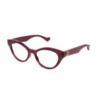 Gucci 0959O-003 51 Optical Frame WOMAN ACETA BURGUNDY-BURGUNDY-TRANSPARENT