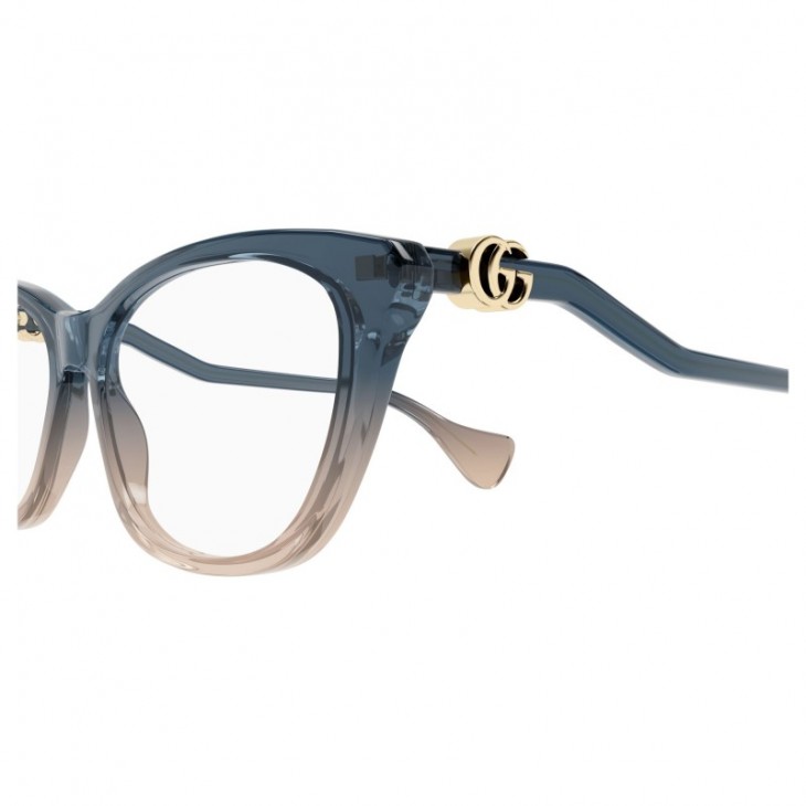 Gucci 1012O-002 54 Optical Frame WOMAN ACETA BLUE-BLUE-TRANSPARENT