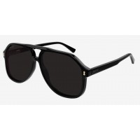 Gucci 1042S-001 60 Sunglass MAN ACETATE BLACK-BLACK-GREY