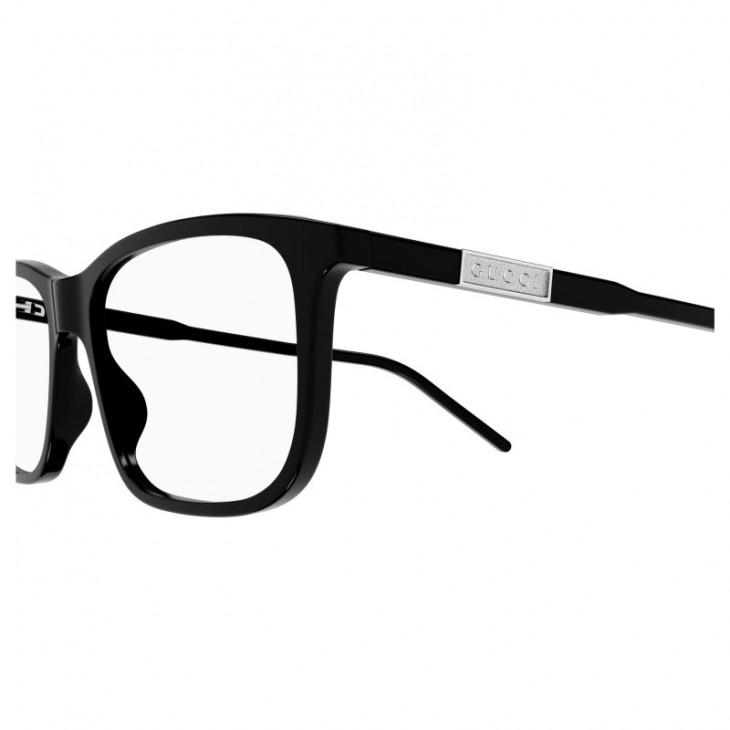 Gucci 1159O-001 56 Optical Frame MAN ACETATE BLACK-BLACK-TRANSPARENT