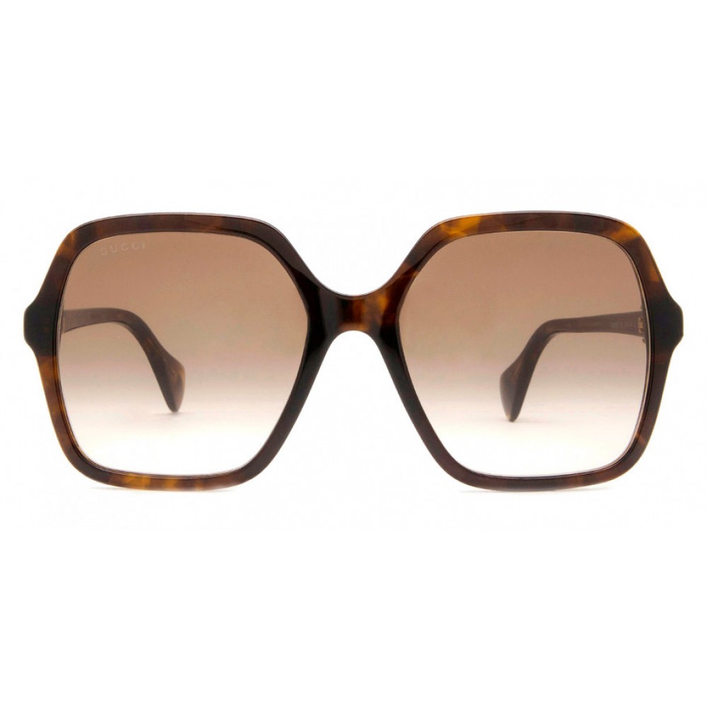 Gucci 1072S-002 56 Sunglass WOMAN ACETATE HAVANA-HAVANA-BROWN