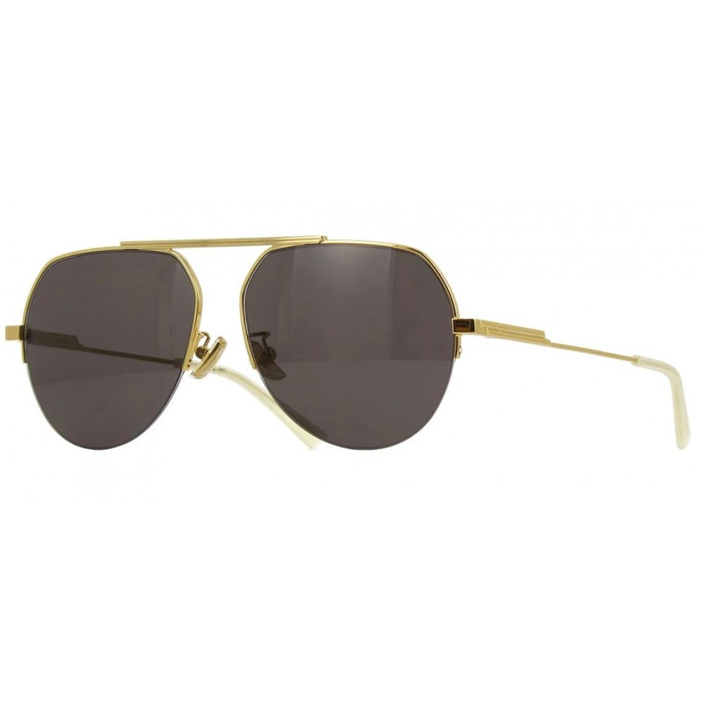 Bottega Veneta 1150S-008 60 Sunglass UNISEX METAL GOLD-GOLD-GREY