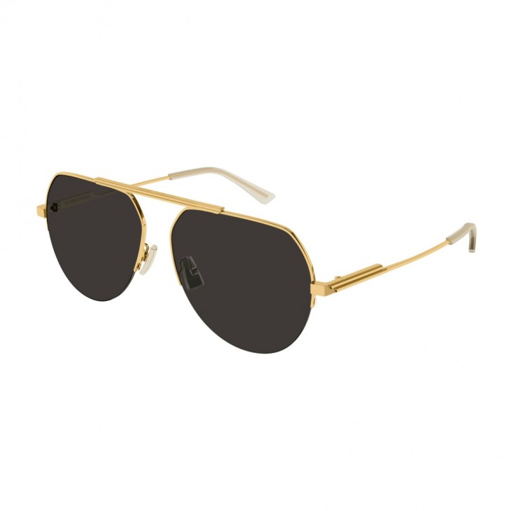 Bottega Veneta 1150S-008 60 Sunglass UNISEX METAL GOLD-GOLD-GREY