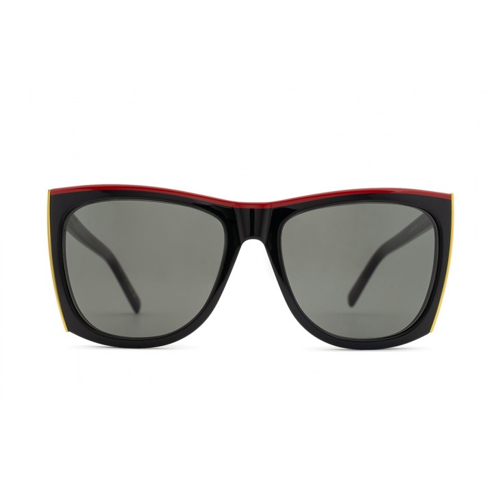 Yves Saint Laurent 539 PALOMA-001 58 Sunglass WOMAN ACET BLACK-BLACK-GREY