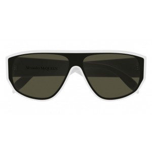 Alexander McQueen 0386S-003 99 Sunglass MAN ACETATE WHITE-WHITE-GREEN