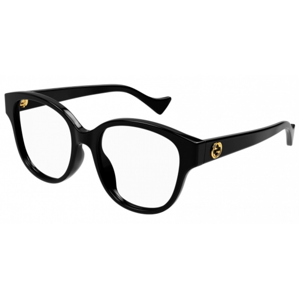 Gucci 1260OA-001 52 Optical Frame WOMAN RECY BLACK-BLACK-TRANSPARENT