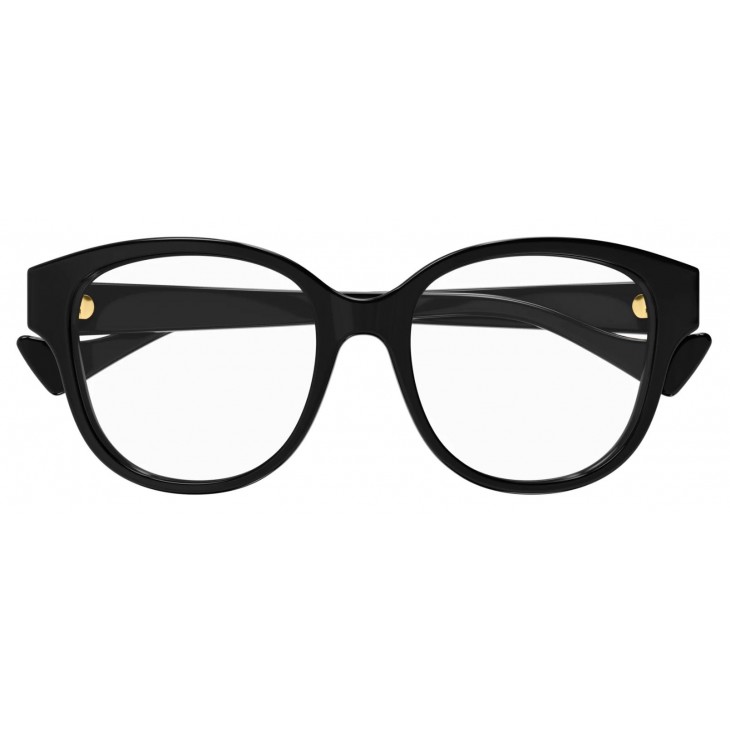 Gucci 1260OA-001 52 Optical Frame WOMAN RECY BLACK-BLACK-TRANSPARENT