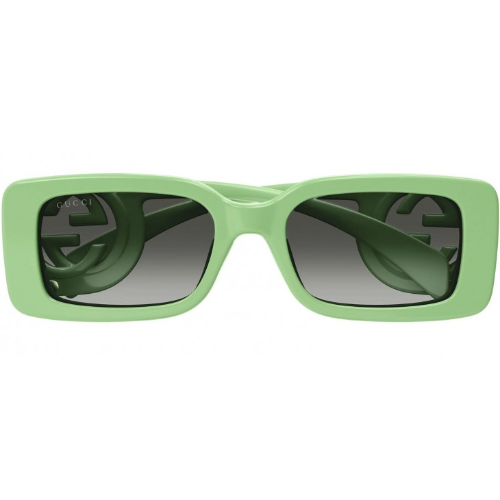 Gucci 1325S-004 54 Sunglass WOMAN INJECTION GREEN-GREEN-GREEN