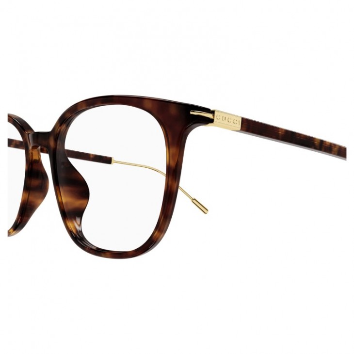 Gucci 1276OK-002 54 Optical Frame MAN RECYCL HAVANA-GOLD-TRANSPARENT