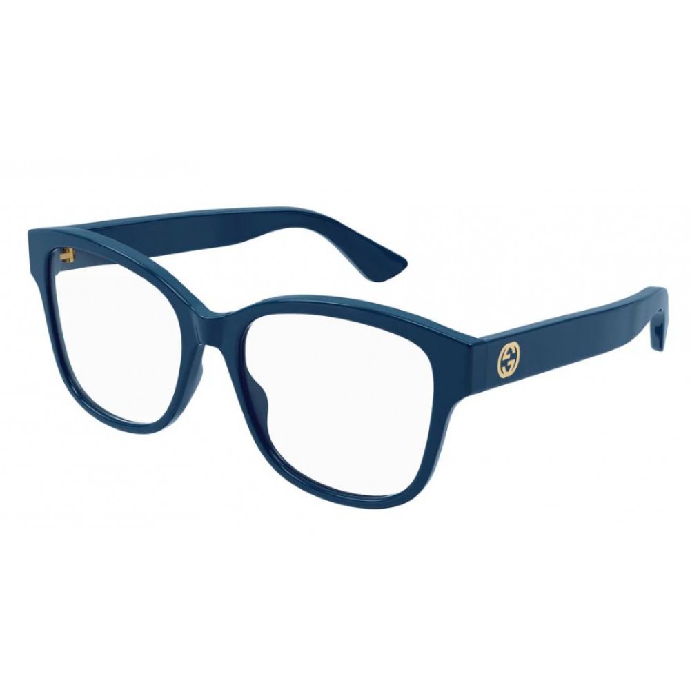 Gucci 1340O-006 54 Optical Frame WOMAN INJEC BLUE-BLUE-TRANSPARENT