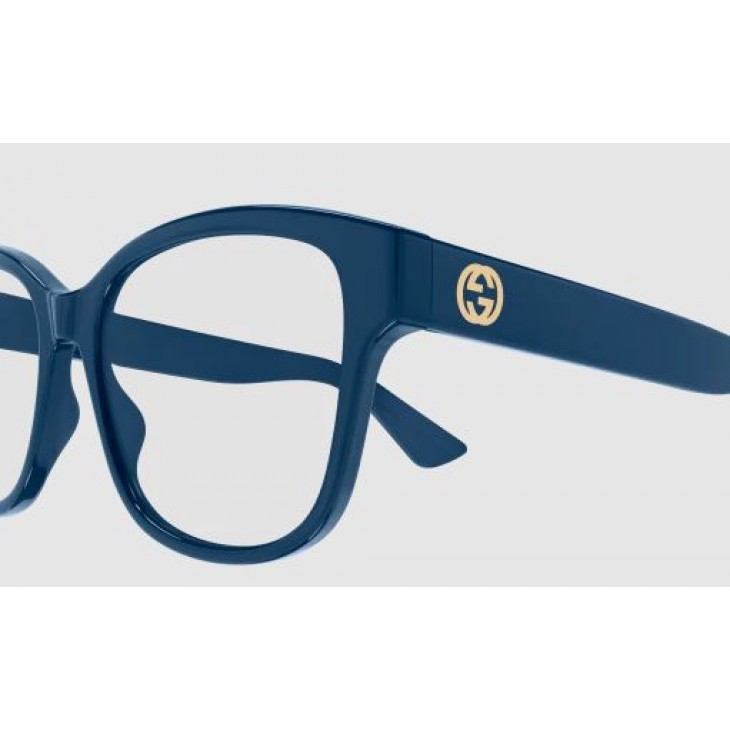 Gucci 1340O-006 54 Optical Frame WOMAN INJEC BLUE-BLUE-TRANSPARENT