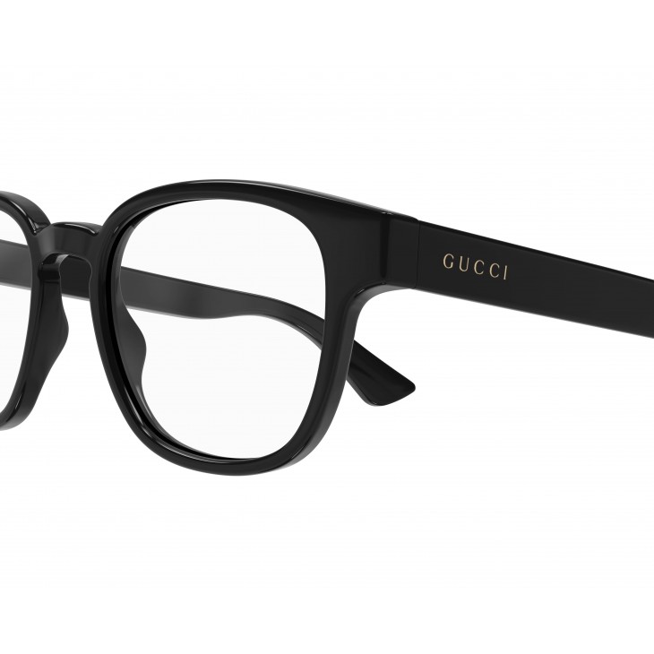 Gucci 1343O-001 49 Optical Frame MAN INJECTI BLACK-BLACK-TRANSPARENT