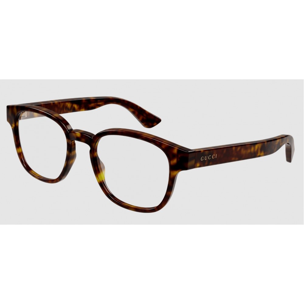 Gucci 1343O-002 49 Optical Frame MAN INJECTI HAVANA-HAVANA-TRANSPARENT