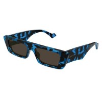 Gucci 1331S-004 54 Sunglass MAN RECYCLED ACE HAVANA-HAVANA-BLUE