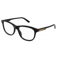 Gucci 1292O-001 55 Optical Frame MAN RECYCLE BLACK-BLACK-TRANSPARENT