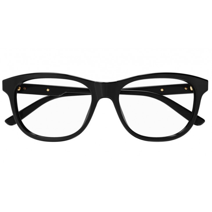 Gucci 1292O-001 55 Optical Frame MAN RECYCLE BLACK-BLACK-TRANSPARENT