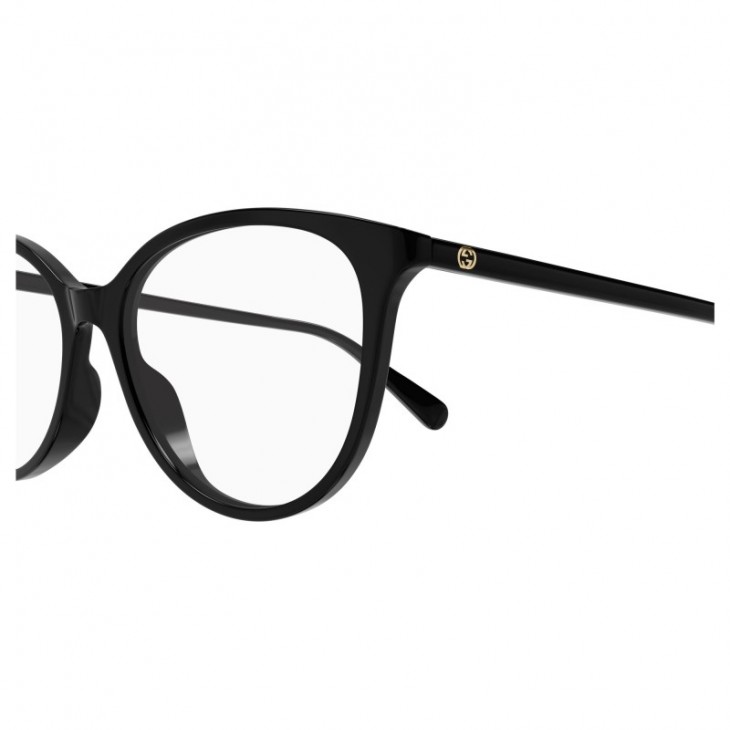 Gucci 1359O-001 54 Optical Frame WOMAN RECYC BLACK-BLACK-TRANSPARENT