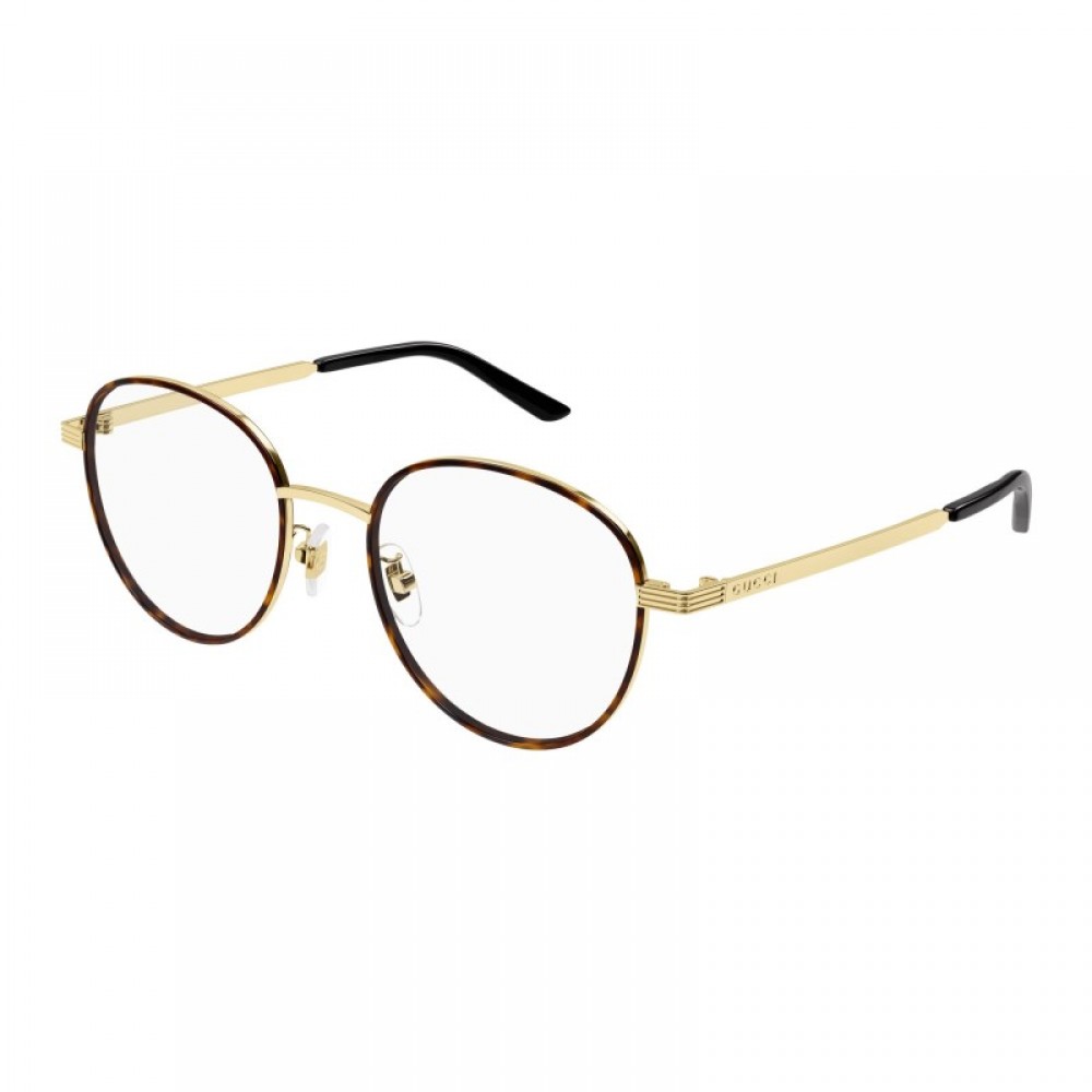 Gucci 1353OA-002 52 Optical Frame MAN METAL GOLD-GOLD-TRANSPARENT