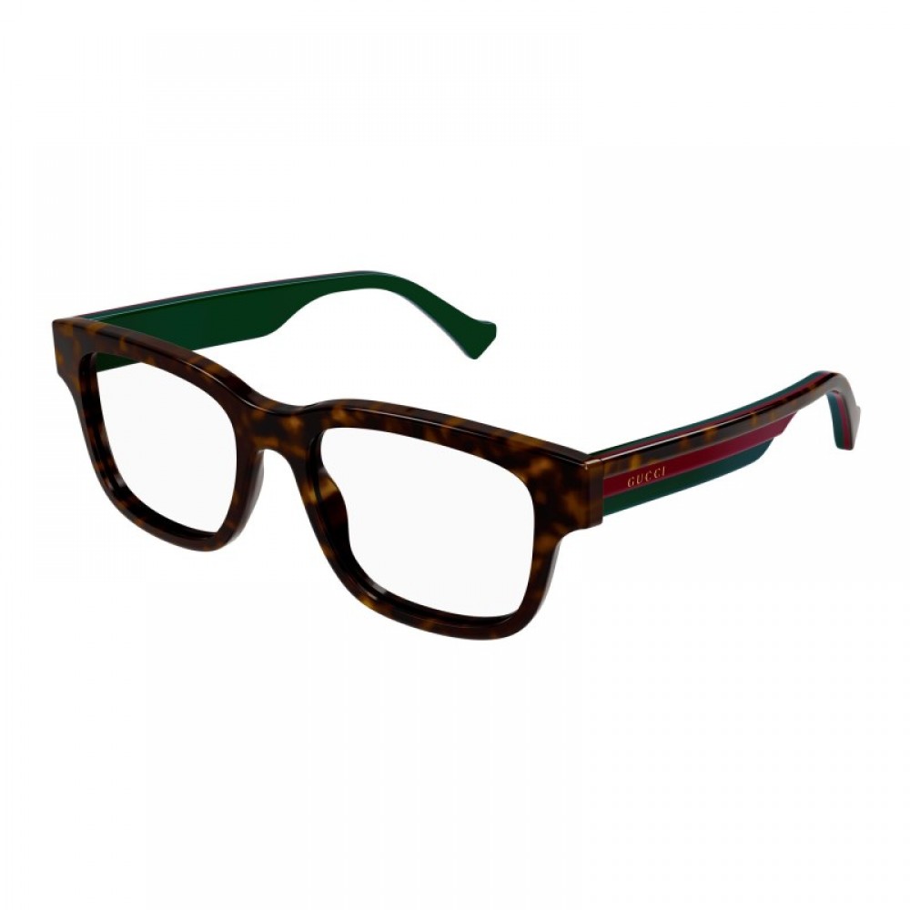 Gucci 1303O-005 57 Optical Frame MAN RECYCLE HAVANA-HAVANA-TRANSPARENT