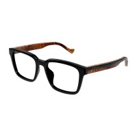 Gucci 1306OA-001 54 Optical Frame MAN RECYCL BLACK-BLACK-TRANSPARENT