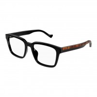 Gucci 1306OA-003 54 Optical Frame MAN RECYCL BLACK-HAVANA-TRANSPARENT