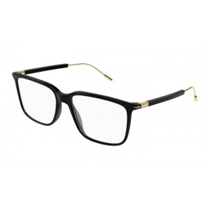 Gucci 1273O-001 56 Optical Frame MAN RECYCLE BLACK-GOLD-TRANSPARENT