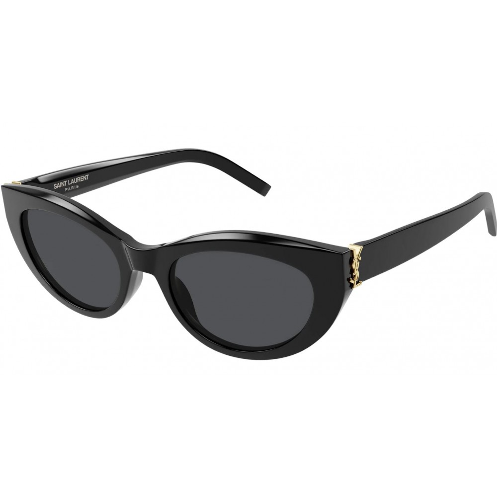 Yves Saint Laurent M115-005 54 Sunglass WOMAN RECYCLED A BLACK-BLACK-GREY