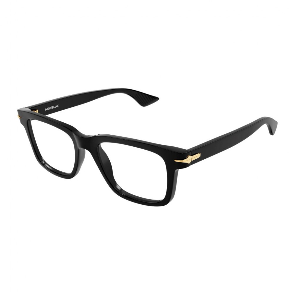 Montblanc 0266O-005 54 Optical Frame MAN RECYCLE BLACK-BLACK-TRANSPARENT