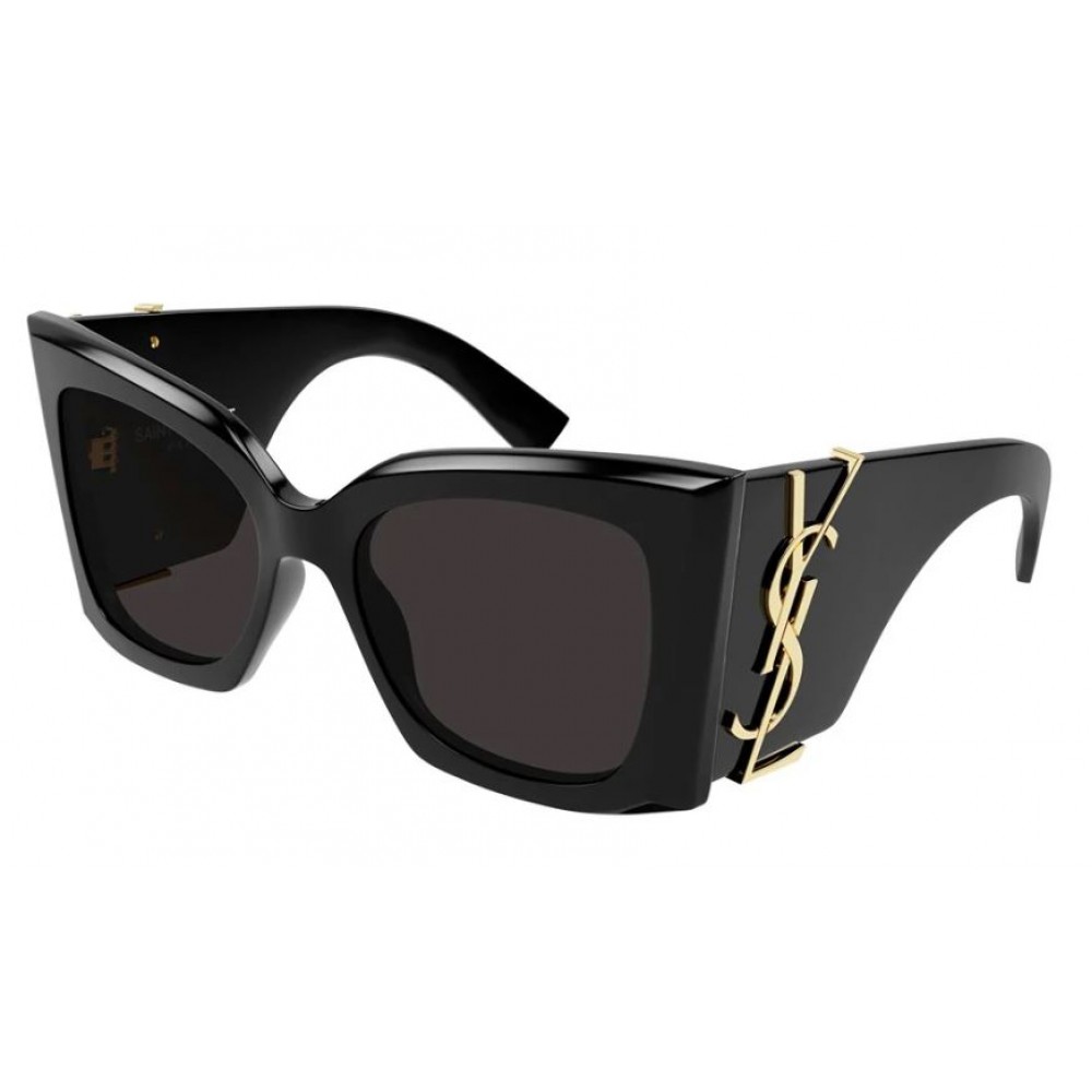 Yves Saint Laurent M119 BLAZE-001 54 Sunglass WOMAN RECY BLACK-BLACK-BLACK