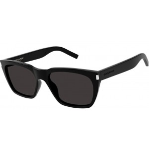 Yves Saint Laurent 598-001 56 Sunglass MAN RECYCLED ACET BLACK-BLACK-BLACK