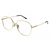 Gucci 1417OA-001 59 Optical Frame WOMAN META GOLD-GOLD-TRANSPARENT